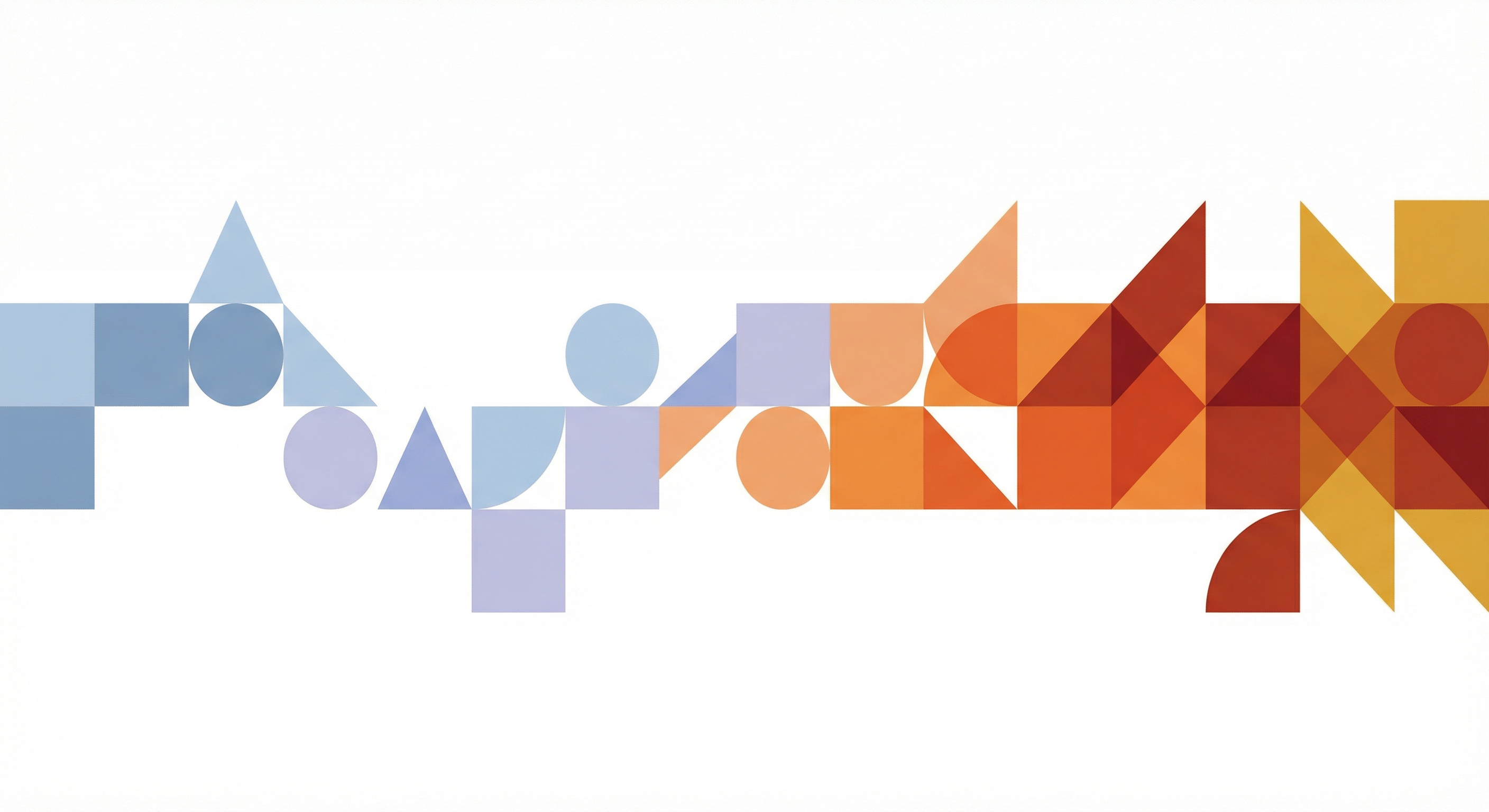 Abstract illustration showing the spectrum of inflammatory response